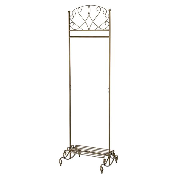 ハンガーラック 衣類収納 幅51cm スチール製 棚付き セレスティア リビング ベッドルーム インテリア家具 プレゼント[21]