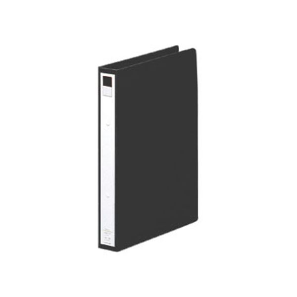 （まとめ） リヒトラブ リングファイル A4判タテ型（背幅36mm） F-877-11 黒 1冊入 【×5セット】[21]