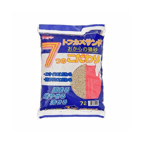 （まとめ）ペグテック Newトフカスサンド 7L 【ペット用品】【×4 セット】[21]