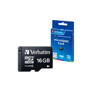 （まとめ） バーベイタム microSDHCカード 16GB Class4 MHCN16GYVZ1 1枚 【×2セット】[21]