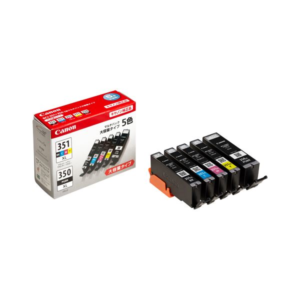 キャノンインクタンク 【5色入りマルチパック×1P】 BCI-351XL+350XL／5MP[21]