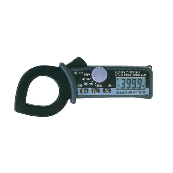 共立電気計器 キュースナップ・漏れ電流・負荷電流測定用クランプメータ 2433【代引不可】[21]