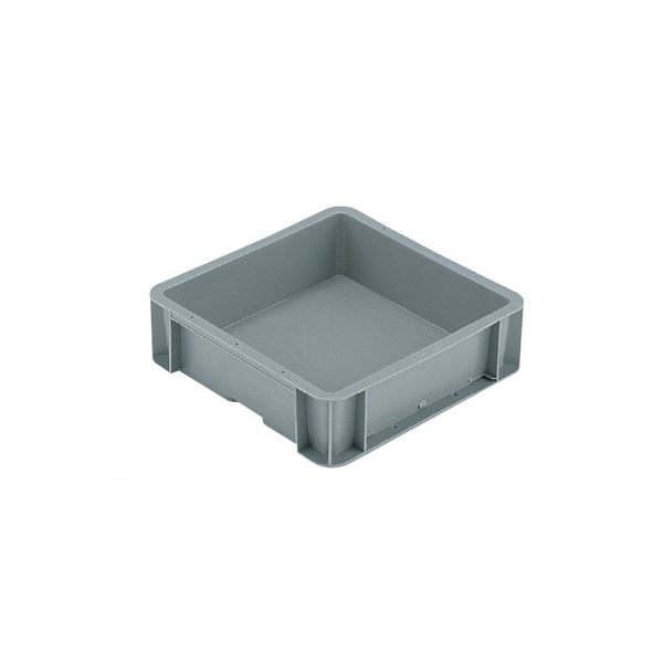 Sundries Box - 【10個セット】 TP規格コンテナボックス 【TP-331B 穴無し】 グレー 相互モジュール嵌合可【代引不可】[21]