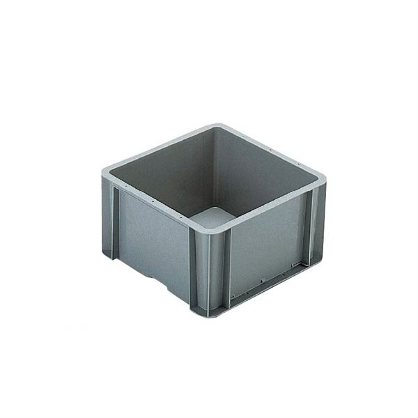 【5個セット】 TP規格コンテナボックス 【TP-332B 穴無し】 グレー 相互モジュール嵌合可【代引不可】[..