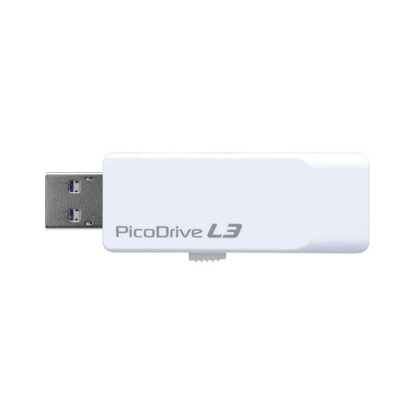グリーンハウス USB3.0メモリー ピコドライブ 64GB GH-UF3LA64G-WH[21]