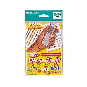 ■サイズ・色違い・関連商品関連商品の検索結果一覧はこちら■商品内容【ご注意事項】・この商品は下記内容×5セットでお届けします。■非常に薄く、皮膚や爪にも貼り付けることができる透明シールです。印刷したベースシートに粘着剤シートを貼り付けるだけで完成です。文字や絵柄に合わせて適当なサイズカットして、水にぬらすと簡単に貼付けできます。セット内容：ベースシート×3シート。粘着剤シート×3シート。ベースシートサイズ：W100×H148mm。粘着シートサイズ：W100×H148mm。■商品スペック■用紙サイズ：幅100mm×高さ148mm（ハガキサイズ）一面サイズ：幅100mm×高さ148mm枚数：3セット（印刷ベースシート：1面×3シート、粘着剤シート：1面×3シート）素材タイプ：カラー：透明柄：方眼・罫線：角タイプ：紙厚：0.21mm坪量：187g／対応インク：染料テストプリント用紙：お探しNo.：Q27セット内容：印刷ベースシート×3、粘着剤シート×3、取扱説明書環境配慮事項：使用可能地域：電気用品安全法：保証期間：その他：■送料・配送についての注意事項●本商品の出荷目安は【4 - 6営業日　※土日・祝除く】となります。●お取り寄せ商品のため、稀にご注文入れ違い等により欠品・遅延となる場合がございます。●本商品は仕入元より配送となるため、沖縄・離島への配送はできません。[ EJP-TAT ]