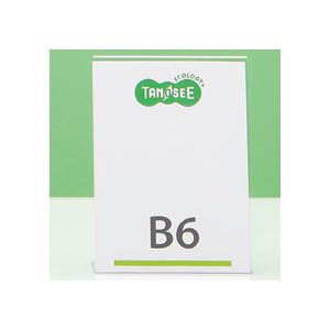 （まとめ） TANOSEE 再生PETサインスタンド 片面用 B6タテ 1個 【×15セット】[21]