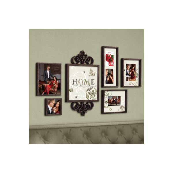 エツミ ホームトレンド 額縁5点+オブジェ1点セット V-81278[21]