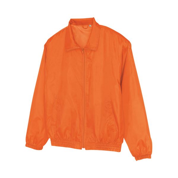 アイトス 裏メッシュブルゾン オレンジ Lサイズ[21]