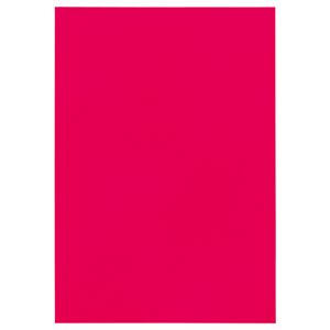 （まとめ） TANOSEE 色画用紙 八つ切 あか 1パック（10枚） 【×30セット】[21]