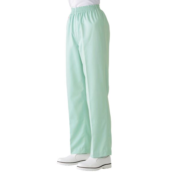 工場用白衣/ユニフォーム 【女子 総ゴムトレパン 3Lサイズ/グリーン】 インナーネット付 ノータック 『workfriend』 SKH230[21]