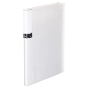 （まとめ） TANOSEE クリアブック（透明表紙） A4タテ 24ポケット 背幅15mm クリア 1冊 【×10セット】[..