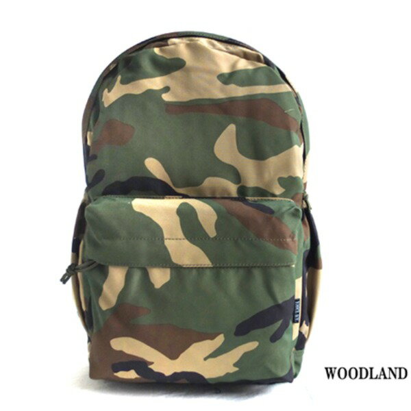 リュック バックパック ウッドランド 裏防水加工布仕様 タブレット・ノートパソコン収納可 ラックサック リュックサック カバン[21]
