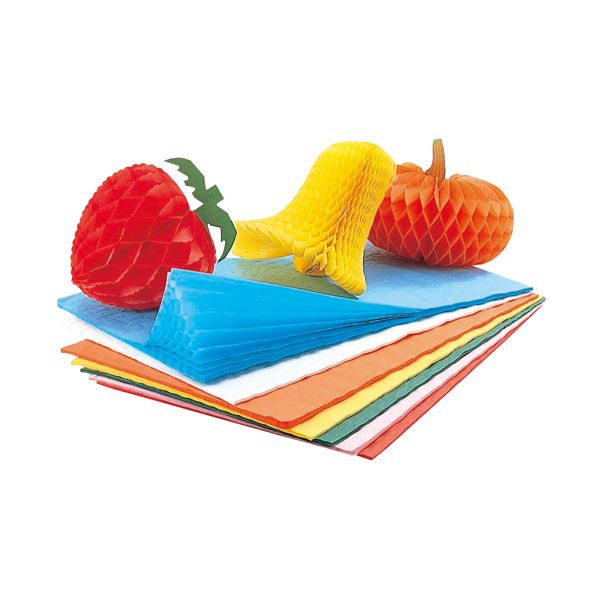 （まとめ） 白川製紙 工作用紙 デングリシート 青【×20セット】[21]