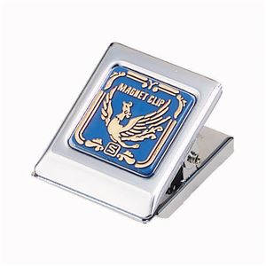 (まとめ) ソニック マグネットクリップ 中 口幅36mm 青 CP-64B 1個 【×15セット】[21]