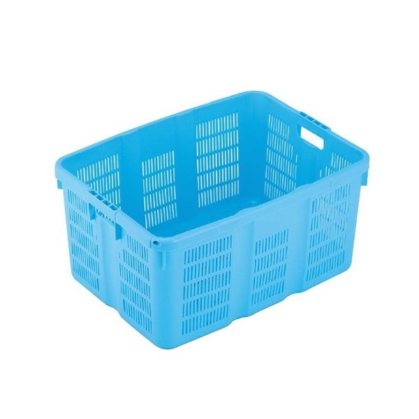 プラスケット/網目ボックス 【No.900 金具なし】 ブルー スタッキング金具使用時：段積み可【代引不可】[21]