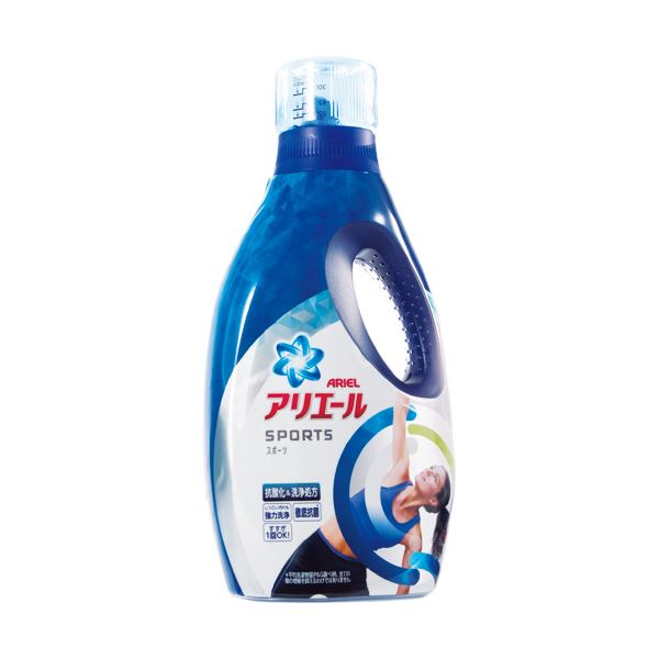 （まとめ）P＆G アリエールジェル プラチナスポーツ 本体 750g 1本 【×5セット】 [21]