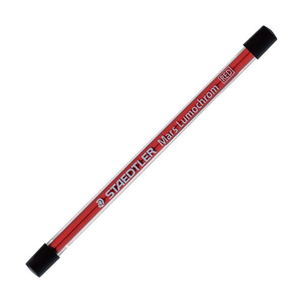 (まとめ) ステッドラー 2mmシャープ SHARP 芯ホルダー替芯 レッド 204 E4-2 1ケース（4本） 【×30セット】[21]