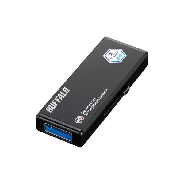 BUFFALO バッファロー USBメモリー 32GB 黒色 RUF3-HSVB32G[21]