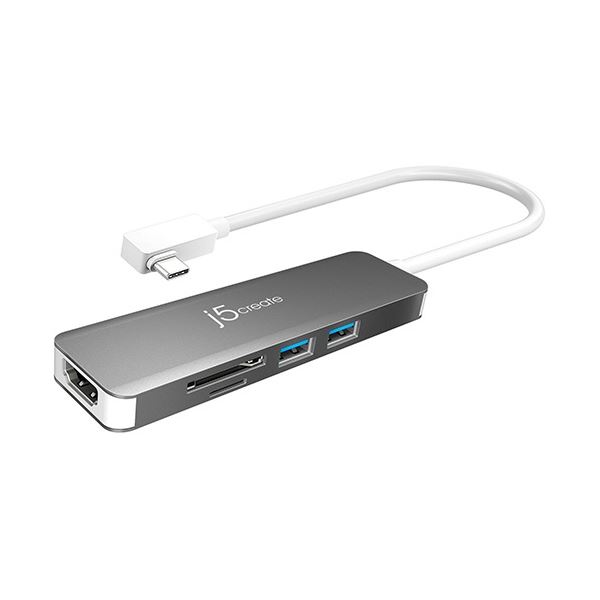 j5 Create USB-C 10G5in1 マルチアダプタ スペースグレー JCD372 1個[21]