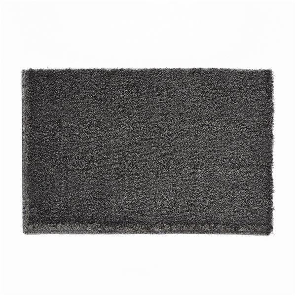 防炎・アレルブロック 玄関マット 【約50×80cm ブラック】 ポリエステル100％ ネオグラス スミノエ 〔エントランス 入口〕【代引不可】[21]