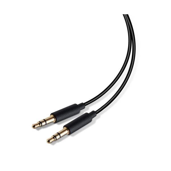 5個セット エレコム AUXケーブル/φ3.5オス-φ3.5オス/スリム/0.5m/ブラック AX-35M05BKX5[21]