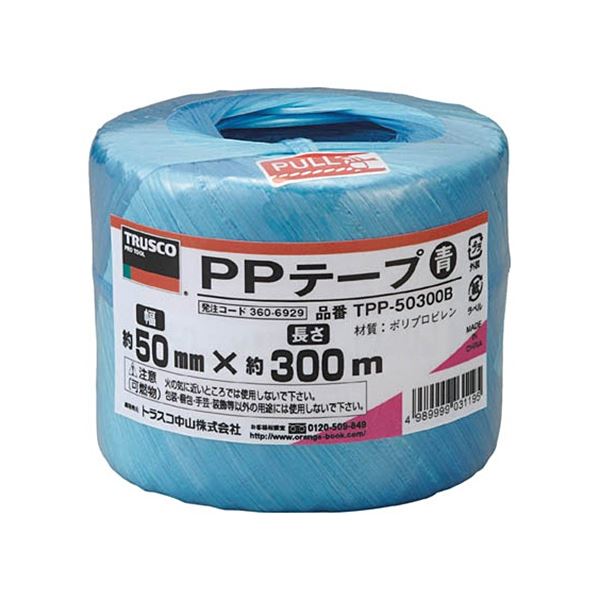 (܂Ƃ) TRUSCO PPe[v 50mm~300m  TPP-50300B 1 y~10Zbgz [21]