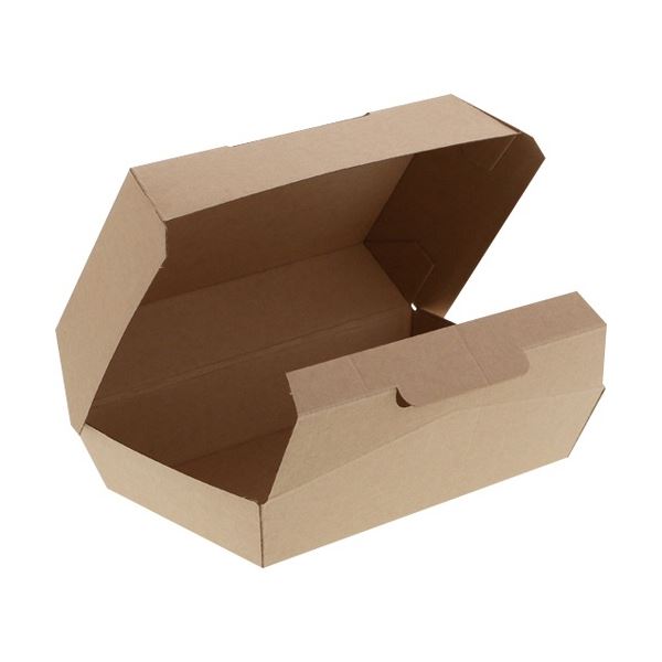 (まとめ) HEIKO 食品箱 ネオクラフトランチボックス S #004248008 1パック(20枚) 【×3セット】[21]