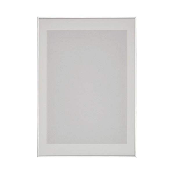 (まとめ) アートプリントジャパンスタイリッシュプラス（低反射） B2 シルバー（A2マット付） 1000103712 1枚 【×5セット】[21]