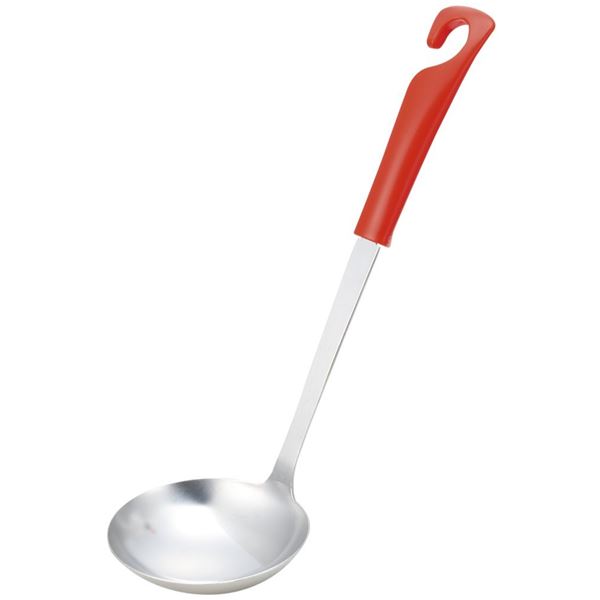 （まとめ）貝印 kai House SELECT お玉 レッド 大 DE5826 【×3セット】[21]