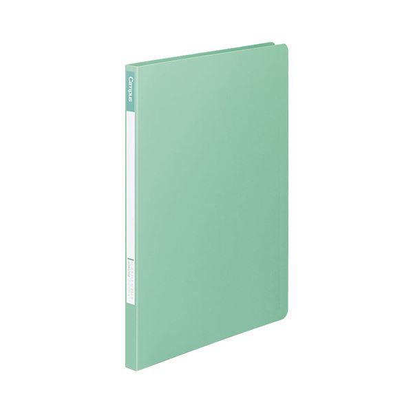 コクヨ キャンパスレバーファイル12（Z式）A4タテ 120枚収容 背幅18mm うす緑 フ-C320-5 1セット（10冊..