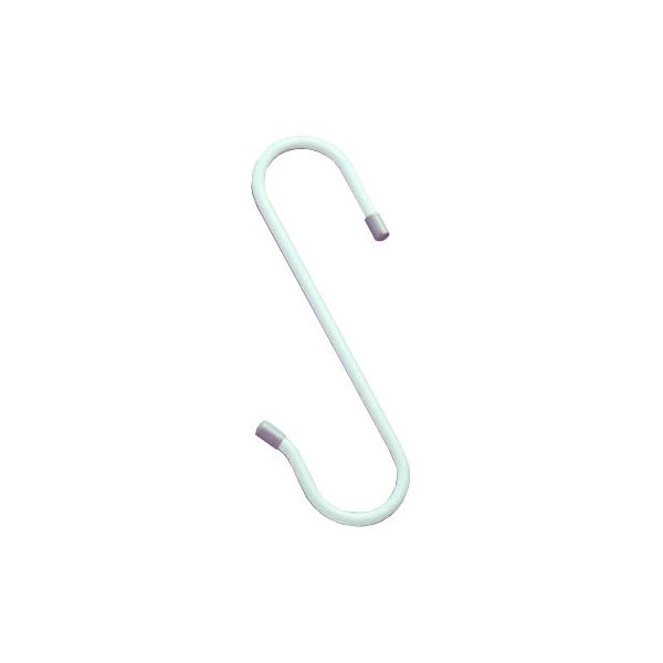 (まとめ) S字フック/洗濯物干し金具 【長さ(約)：20cm 2本入】 小物掛け 積水 【×24個セット】[21]