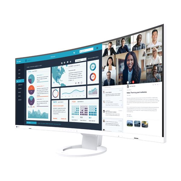 EIZO 95.3cm 37.5型カラー液晶モニター FlexScan EV3895 ホワイト EV3895-WT[21]