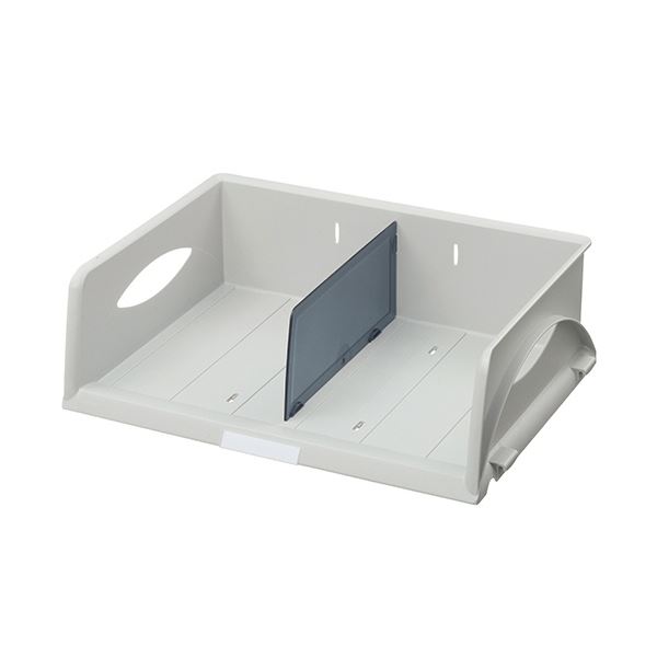 (まとめ) ライツ ソートトレー A4ヨコ グレー5230-00-85 1個 【×5セット】[21]