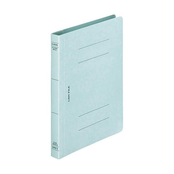 (まとめ) ライオン事務器 フラットファイル(環境)樹脂押え具 B6タテ 150枚収容 背幅18mm 水 A-548KB6S ..