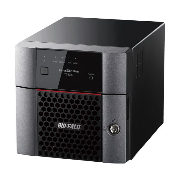 バッファロー TeraStationNAS専用HDD搭載 法人向けNAS デスクトップモデル 2ドライブ 2TB TS3220DN0202 1台[21]