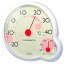 クレセル 温湿度計 ripple(リップル) 壁掛け・卓上用 イエロー CR-140Y [21]