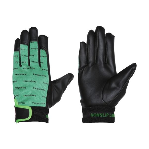 ペンギンエースジャパン ノンスリップエレカー 黒 LL グリーン PA-2124 1双[21]