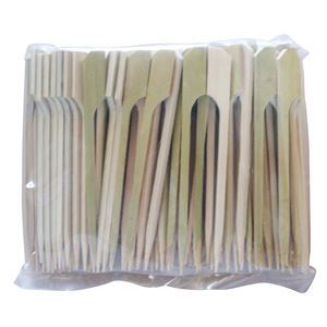 〔120個セット〕 ピック 鉄砲串 9cm 100本袋入 天然竹製 使い捨て食器 まるき 弁当 テイクアウト 持ち..