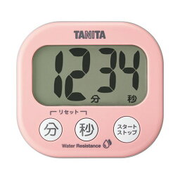 タニタ 洗えるでか見えタイマー ピンクTD-426-PK 1個[21]