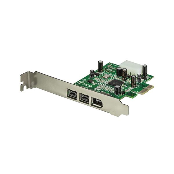 StarTech.com IEEE1394a×1/1394b×2増設PCIeカード FireWire 800×2/400×1 PEX1394B3 1台[21]