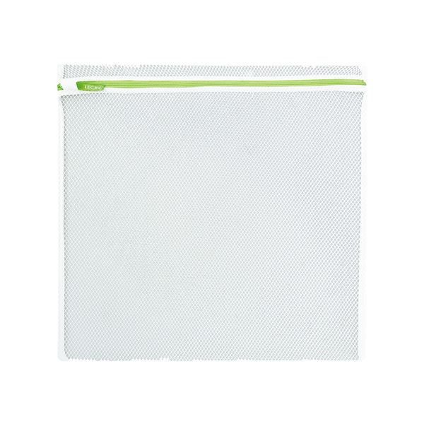 洗濯ネット ランドリーネット 約幅50×高さ50cm 角型 特大 3セット ファスナーカバー付 レック HLa せんたくネット 洗濯用品[21]