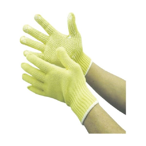 (まとめ) 丸和ケミカル アラミドシリコンすべり止め付き手袋 Lサイズ 4630 1双 【×3セット】[21]