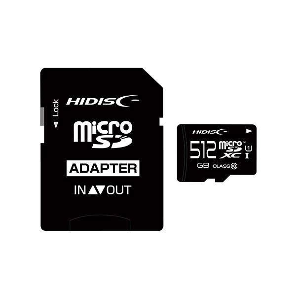 HIDISC microSDXCJ[h 512GB A2 V30 CLASS10 UHS-1 Speed Class3Ή SDϊA_v^t HDMCSDX512GCL10UIJP3[21]