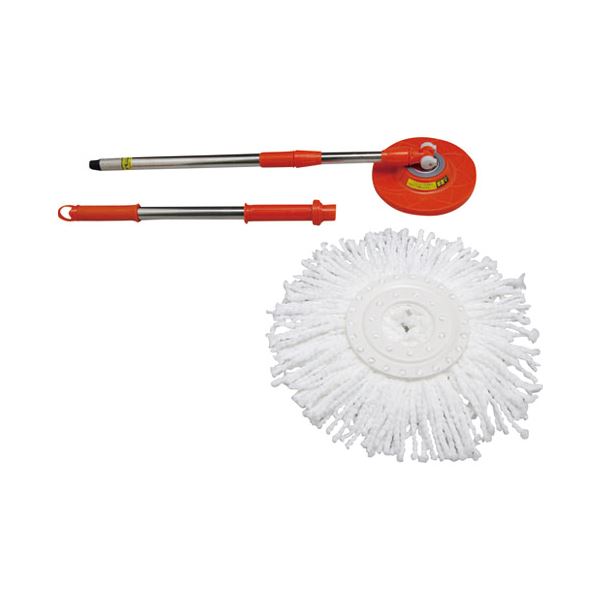 （まとめ） アイリスオーヤマ 回転モップ専用モップKMO-22【×3セット】[21]