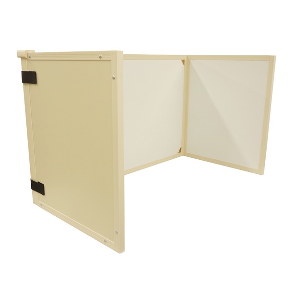 【飛沫防止】 コの字型 デスクトップパーテーション/衝立 【W1400用 高さ700mm】 日本製 アルコール除菌可 〔接客 飲食店 店舗〕【代引不可】[21]