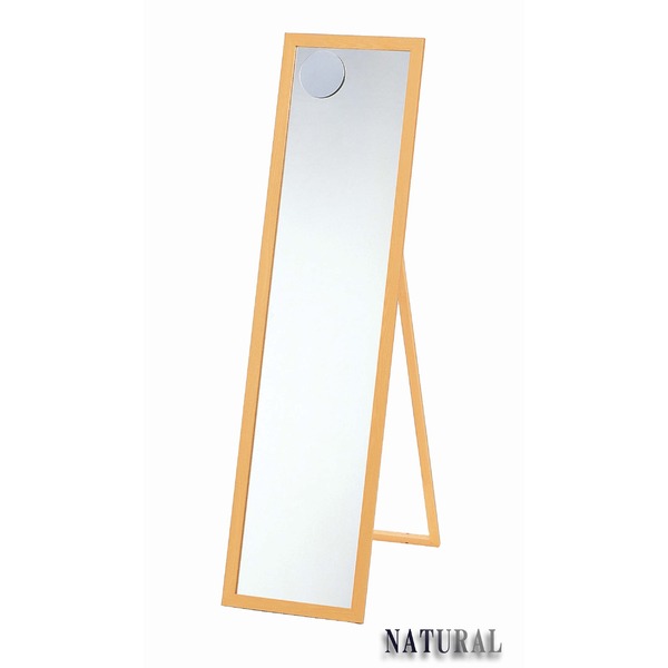 5倍拡大鏡付 姿見 スタンドミラー 4尺 スタンド付 ナチュラル 鏡 ミラー 全身姿見[21]