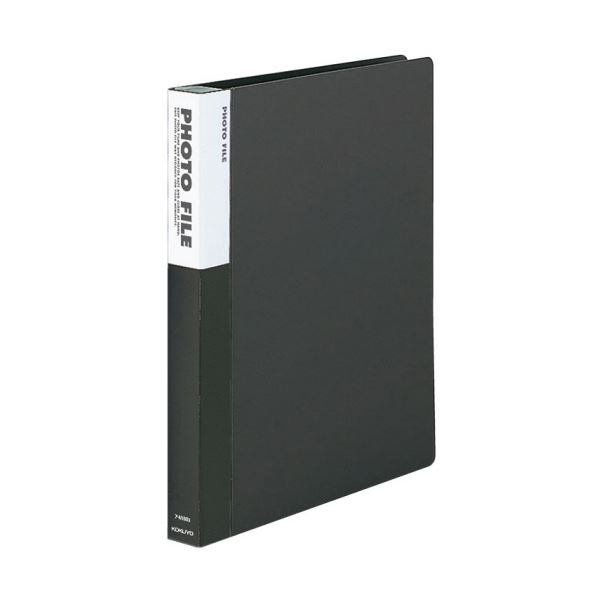 コクヨ フォトファイル A4台紙なしタイプ 黒 ア-M160D 1セット（4冊）[21]