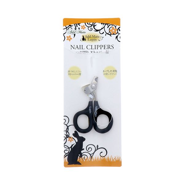 （まとめ）アドメイト ラビット つめ切り ストッパー付(ペット用品)【×4セット】[21]