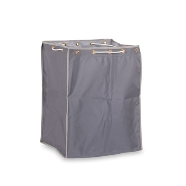 〔まとめ〕 本体別売 BM ダストカー 運搬カート用 替袋E 灰 小 ナイロン製×2セット ダストカート用 集積カート用[21]